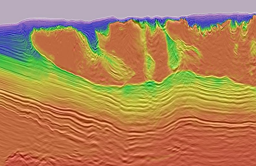 Time-lag full waveform inversion (FWI) velocity model