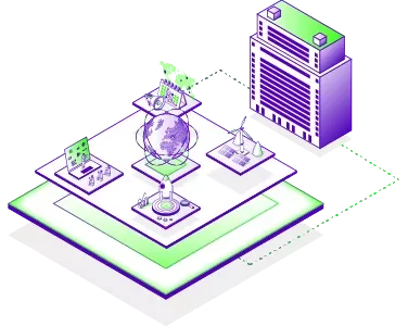 Conceptual illustration of company information
