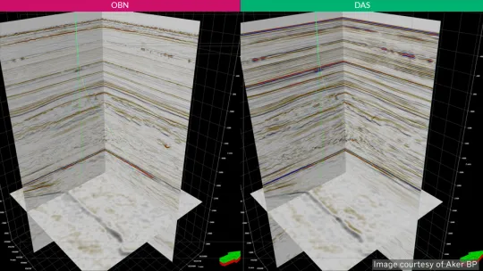 Seismic imaging results from the Edvard Grieg experiments