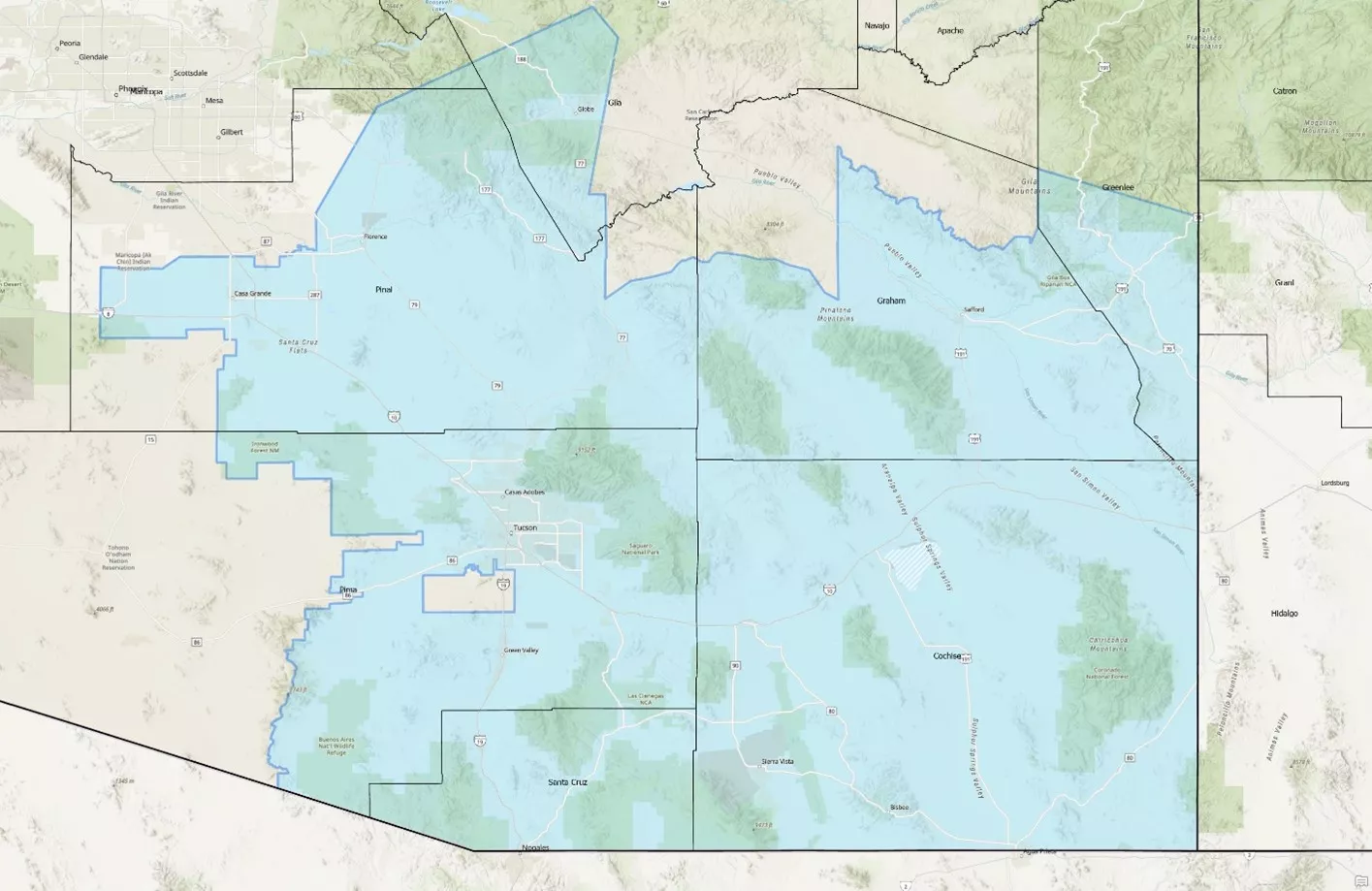 GeoVerse Southeast Arizona Project