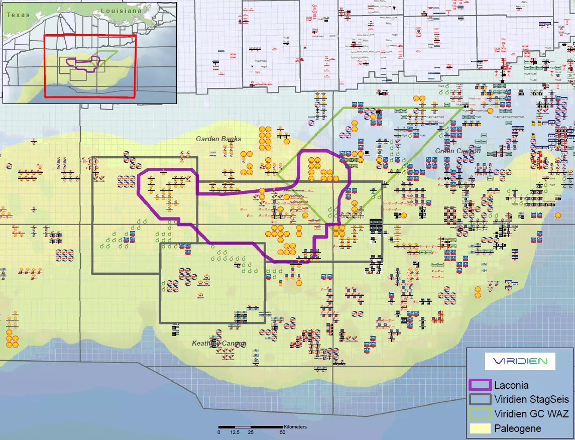 Laconia 3D Sparse OBN Survey Gulf of Mexico