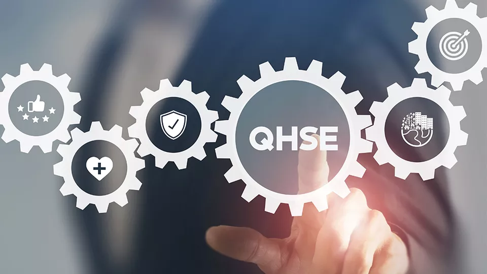 Image depicting cogs in QHSE process