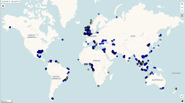 Viridien Seascope Oil Spill detenction Map