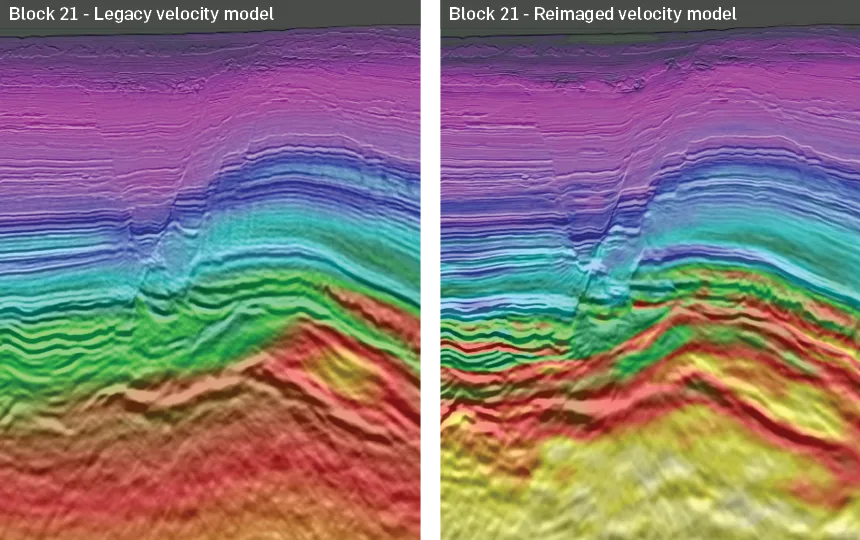 Viridien image of the Angola Kwanza block 21