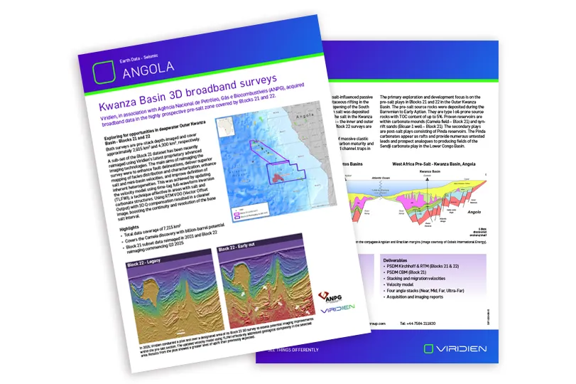 Viridien Angola cover page flyer