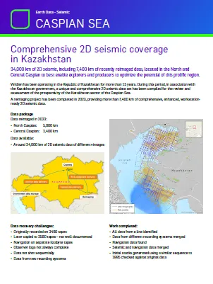 Caspian Sea seismic flyer