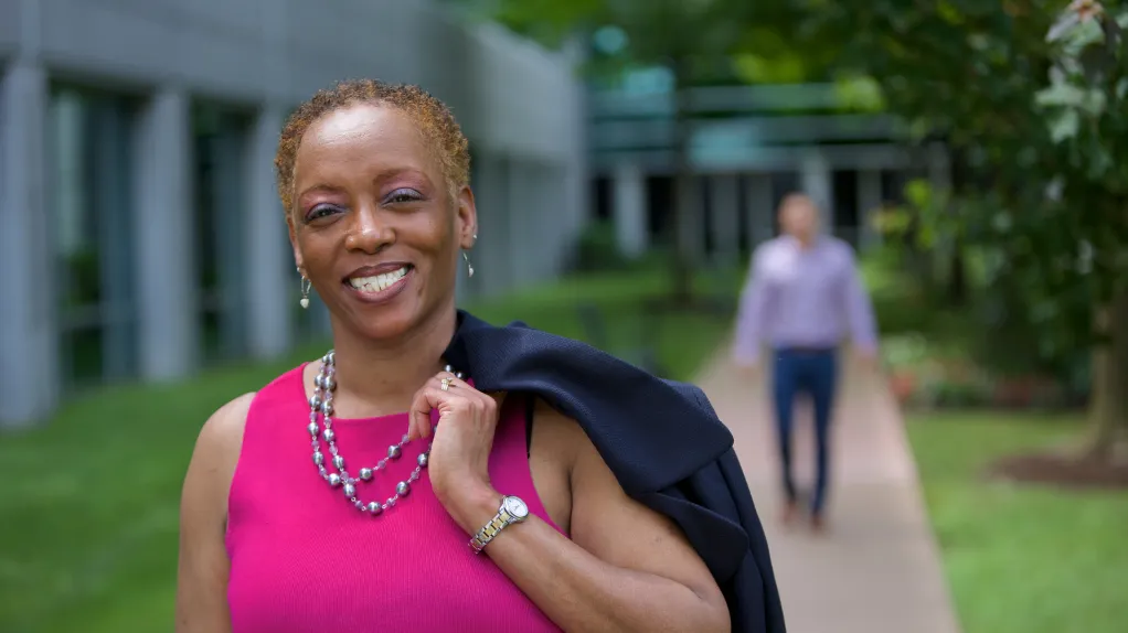 Portrait image of Katie Johnson working at Viridien