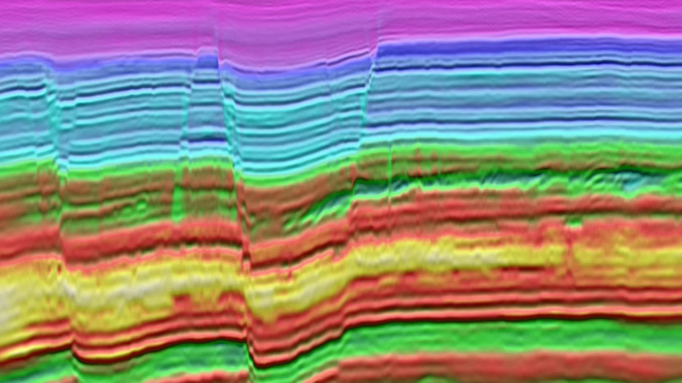 Viridien Seismic FWI 45hz image in Oman 